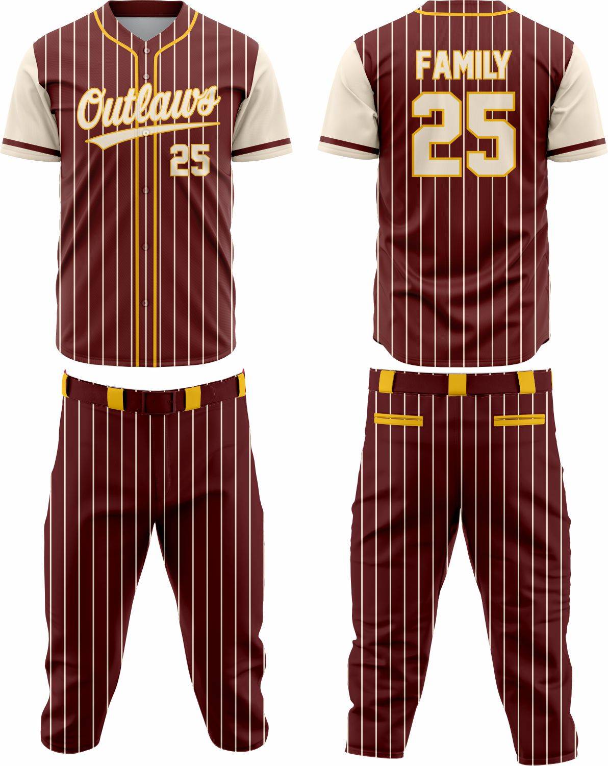 Baseball Team Uniform 65 – Custom & Breathable Performance Wear