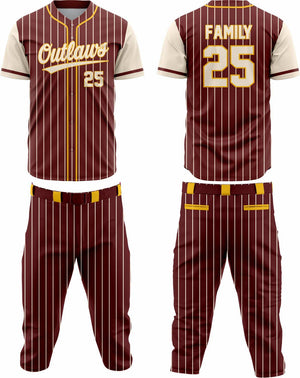 Baseball Team Uniform 65 – Custom & Breathable Performance Wear