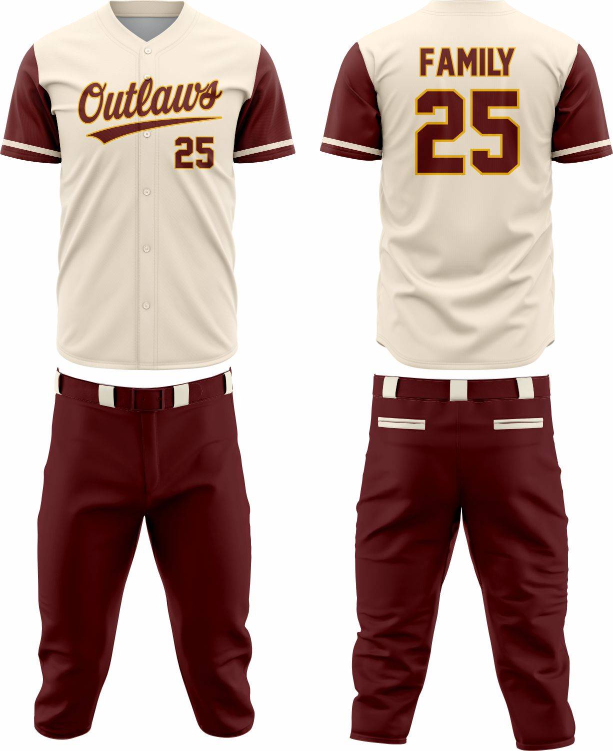 Baseball Team Uniform 62 – Custom & Breathable Performance Wear