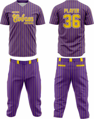 Baseball Team Uniform 58 – Custom & Breathable Performance Wear