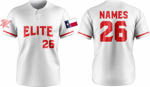 Baseball Two Button Jersey 18 – Customizable Name & Number | Breathable & Comfortable Sportswear