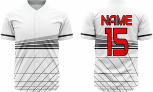 Baseball Jersey 1 – Customizable Name & Number | Breathable & Comfortable Sportswear - Team Concept Sports