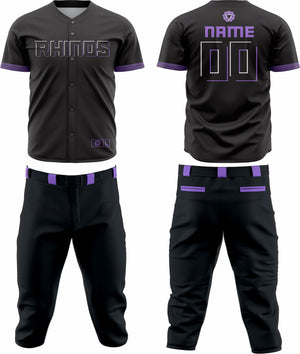 Baseball Team Uniform 1 – Custom & Breathable Performance Wear - Team Concept Sports
