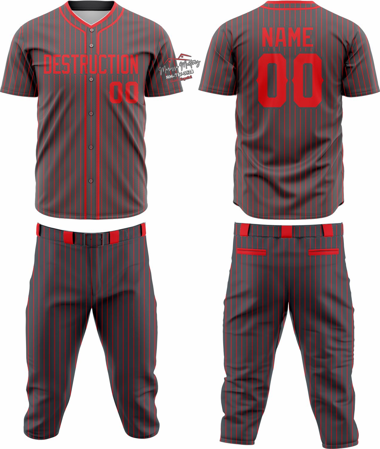 Baseball Team Uniform 51 – Custom & Breathable Performance Wear - Team Concept Sports