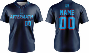 Baseball Two Button Jersey 08 – Customizable Name & Number | Breathable & Comfortable Sportswear - Team Concept Sports
