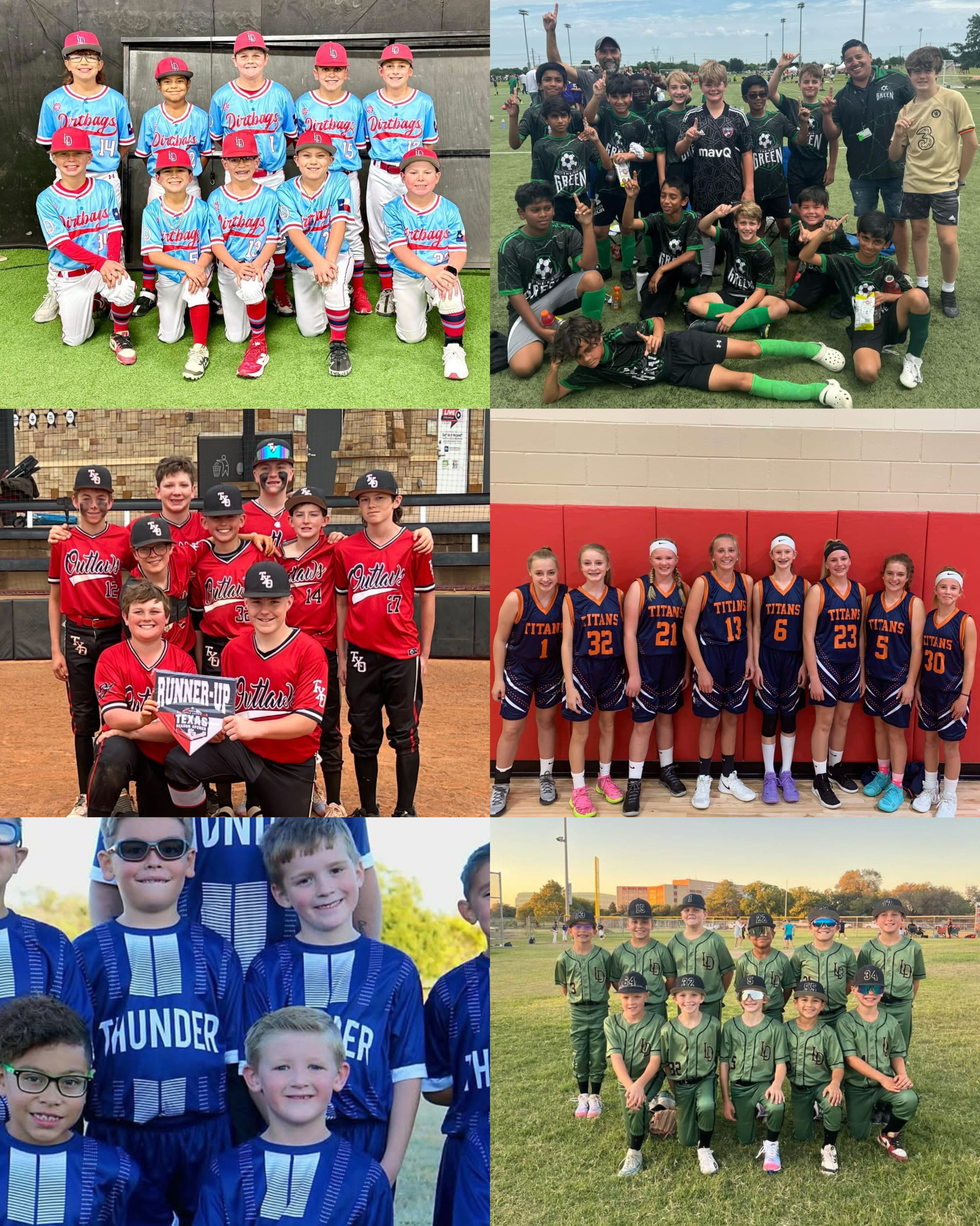 TEAM CONCEPT Sports Teams Collage