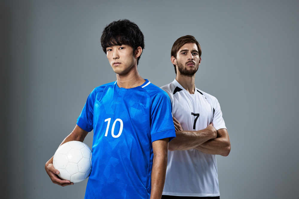Football team jerseys