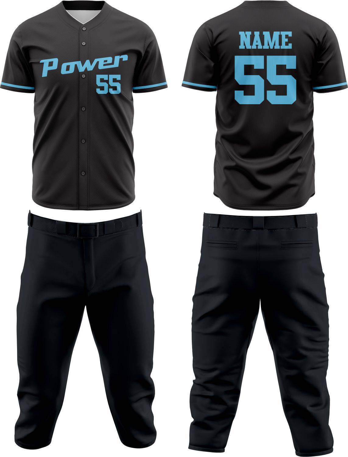 Baseball Team Uniform 60 – Custom & Breathable Performance Wear