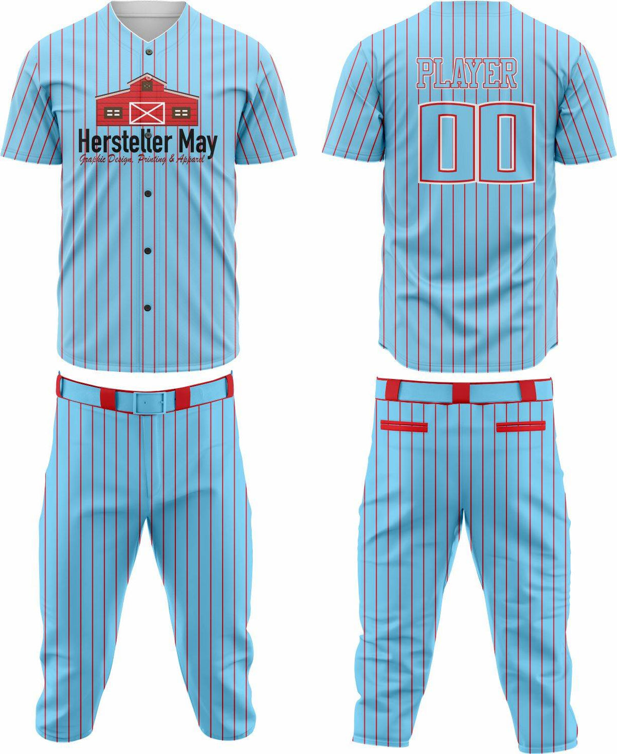Baseball Team Uniform 64 – Custom & Breathable Performance Wear