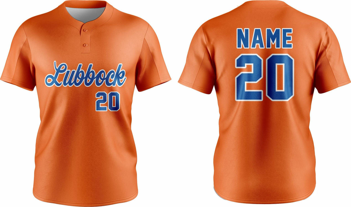 Baseball Two Button Jersey 13 – Customizable Name & Number | Breathable & Comfortable Sportswear