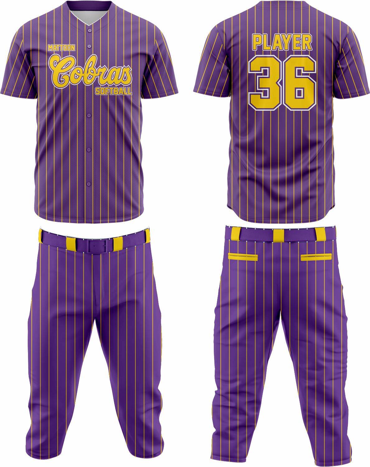 Baseball Team Uniform 58 – Custom & Breathable Performance Wear