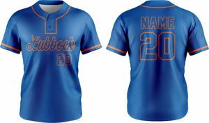 Baseball Two Button Jersey 15 – Customizable Name & Number | Breathable & Comfortable Sportswear