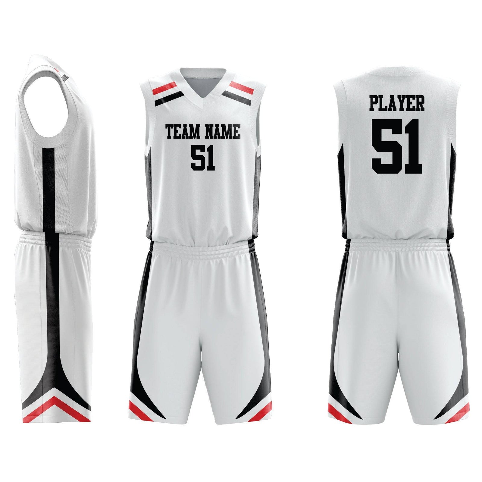 Custom Basketball Uniform 75 – Premium Team Jerseys & Shorts