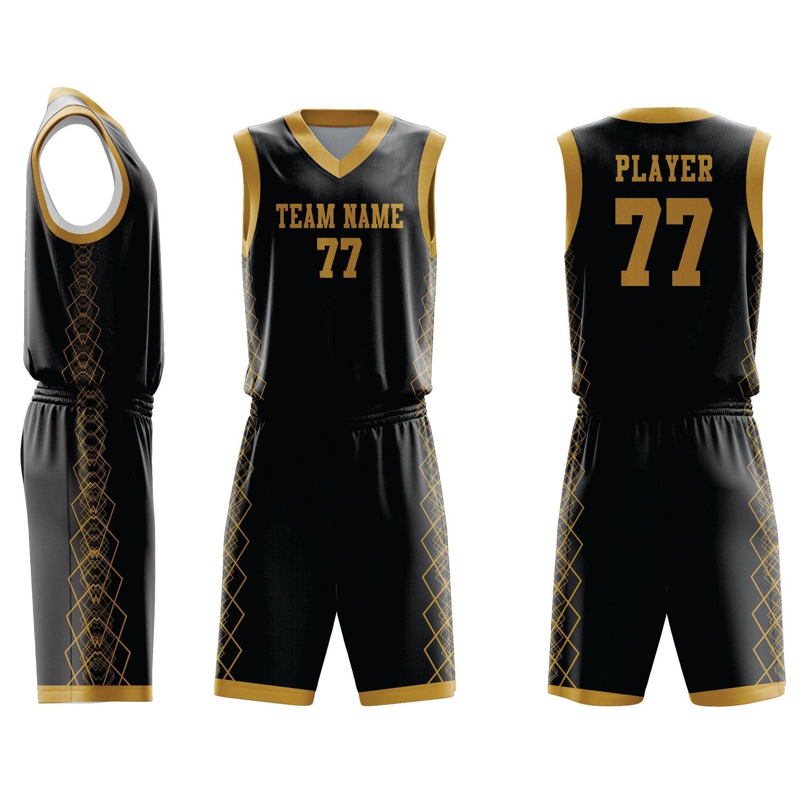 Custom Basketball Uniform 80 – Premium Team Jerseys & Shorts
