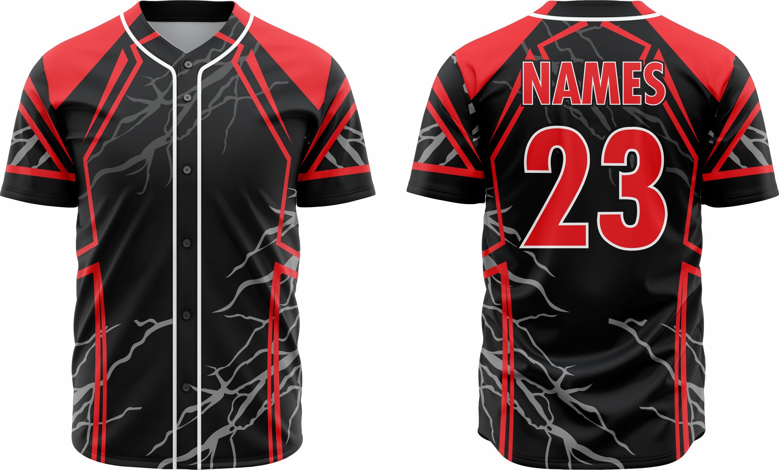 Baseball Jersey 13 – Customizable Name & Number | Breathable & Comfortable Sportswear - Team Concept Sports