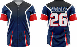 Baseball Jersey 2 – Customizable Name & Number | Breathable & Comfortable Sportswear - Team Concept Sports