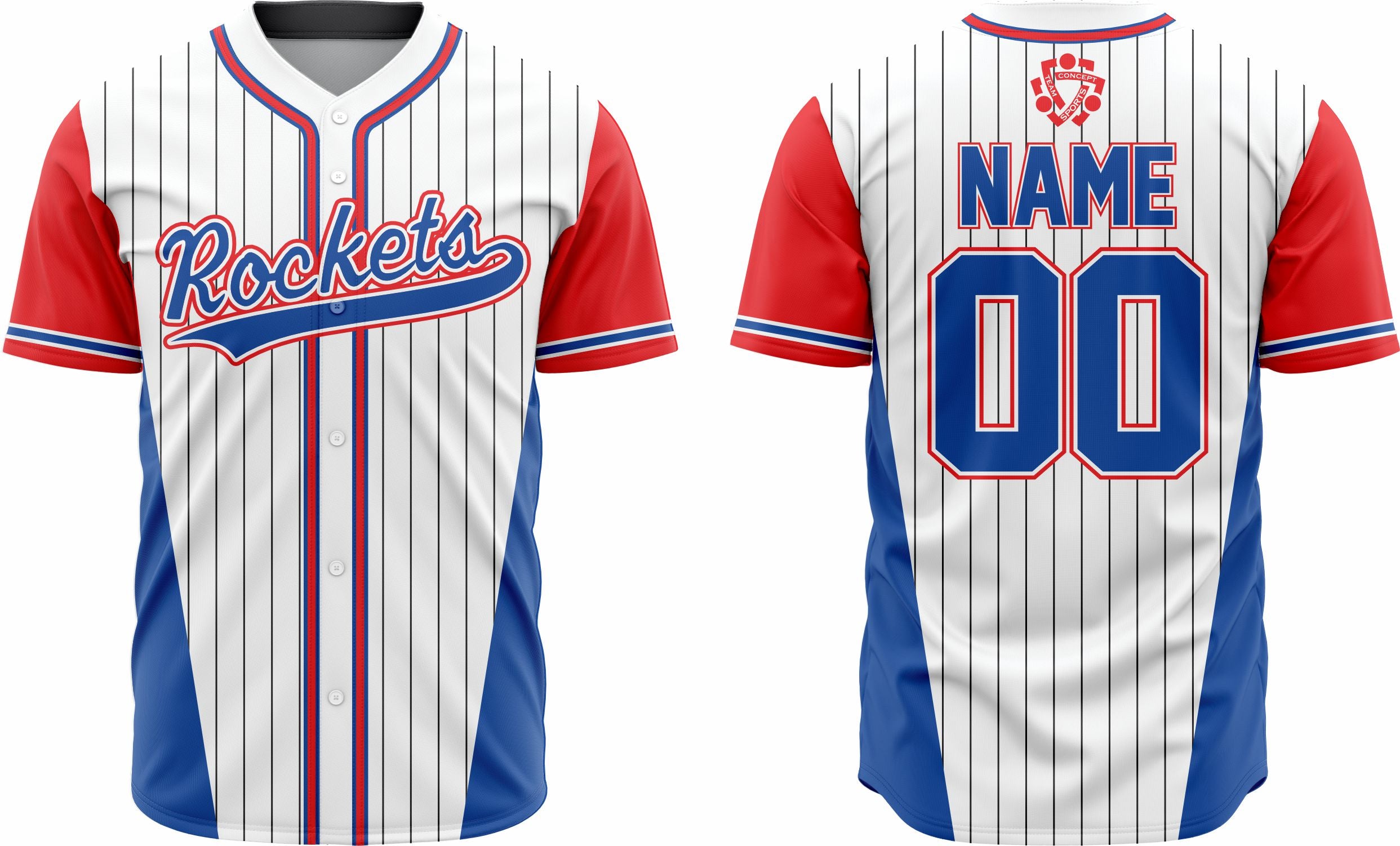 Baseball Jersey 30 – Customizable Name & Number | Breathable & Comfortable Sportswear - Team Concept Sports