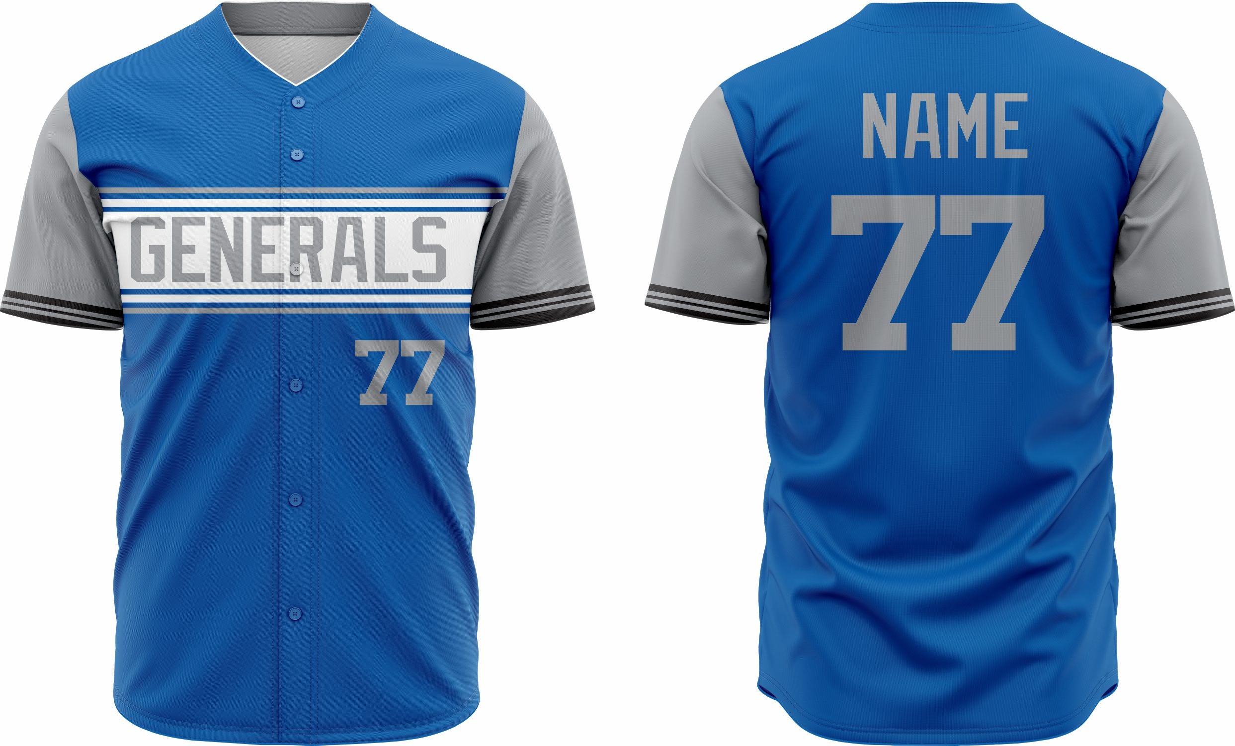 Baseball Jersey 35 – Customizable Name & Number | Breathable & Comfortable Sportswear - Team Concept Sports