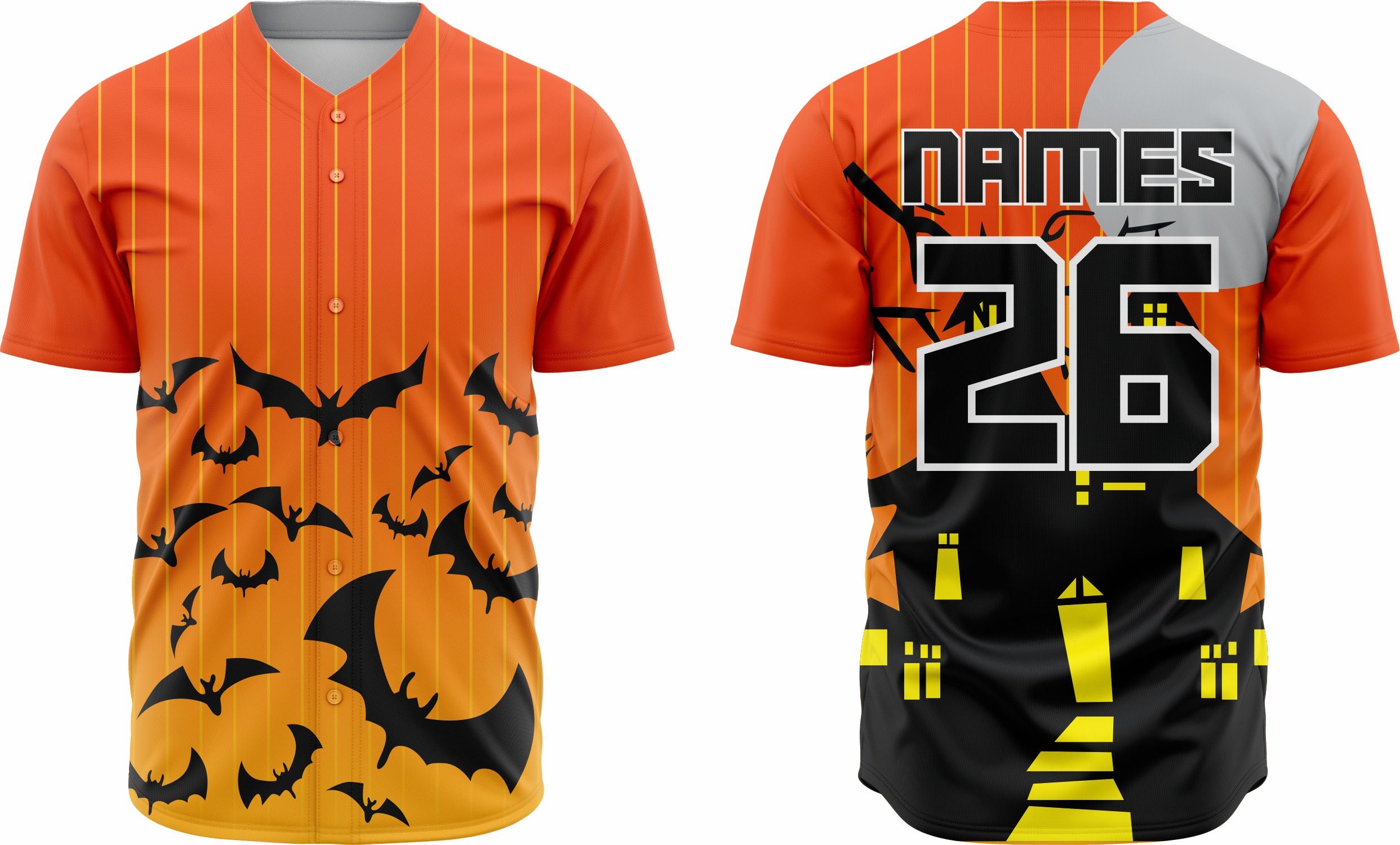 Baseball Jersey 4 – Customizable Name & Number | Breathable & Comfortable Sportswear - Team Concept Sports