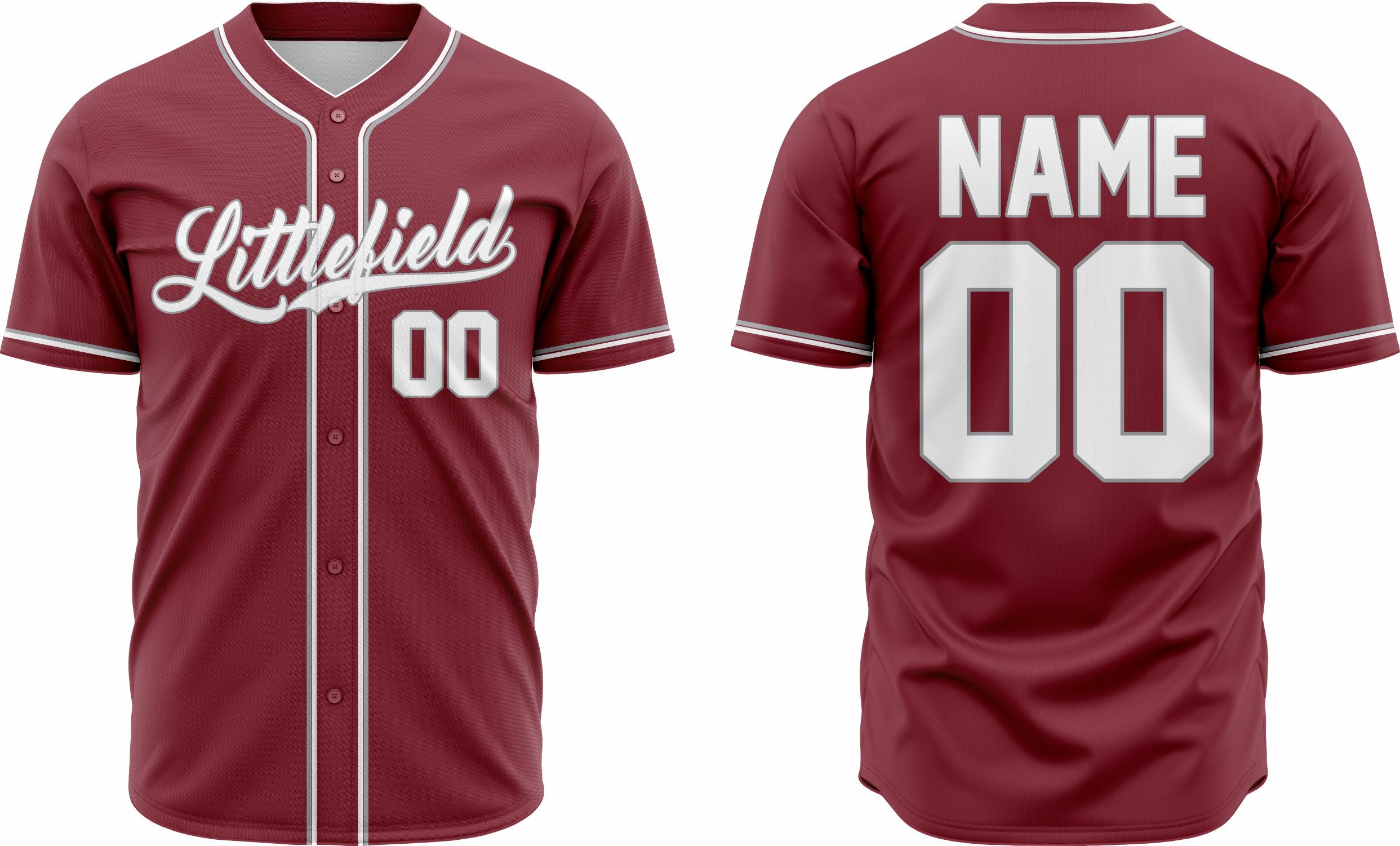 Baseball Jersey 40 – Customizable Name & Number | Breathable & Comfortable Sportswear - Team Concept Sports