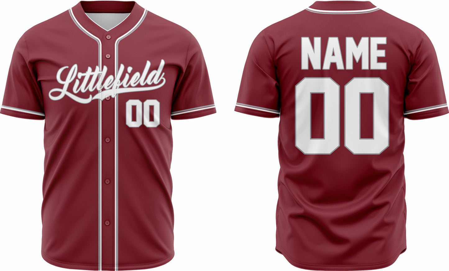 Baseball Jersey 40 – Customizable Name & Number | Breathable & Comfortable Sportswear - Team Concept Sports