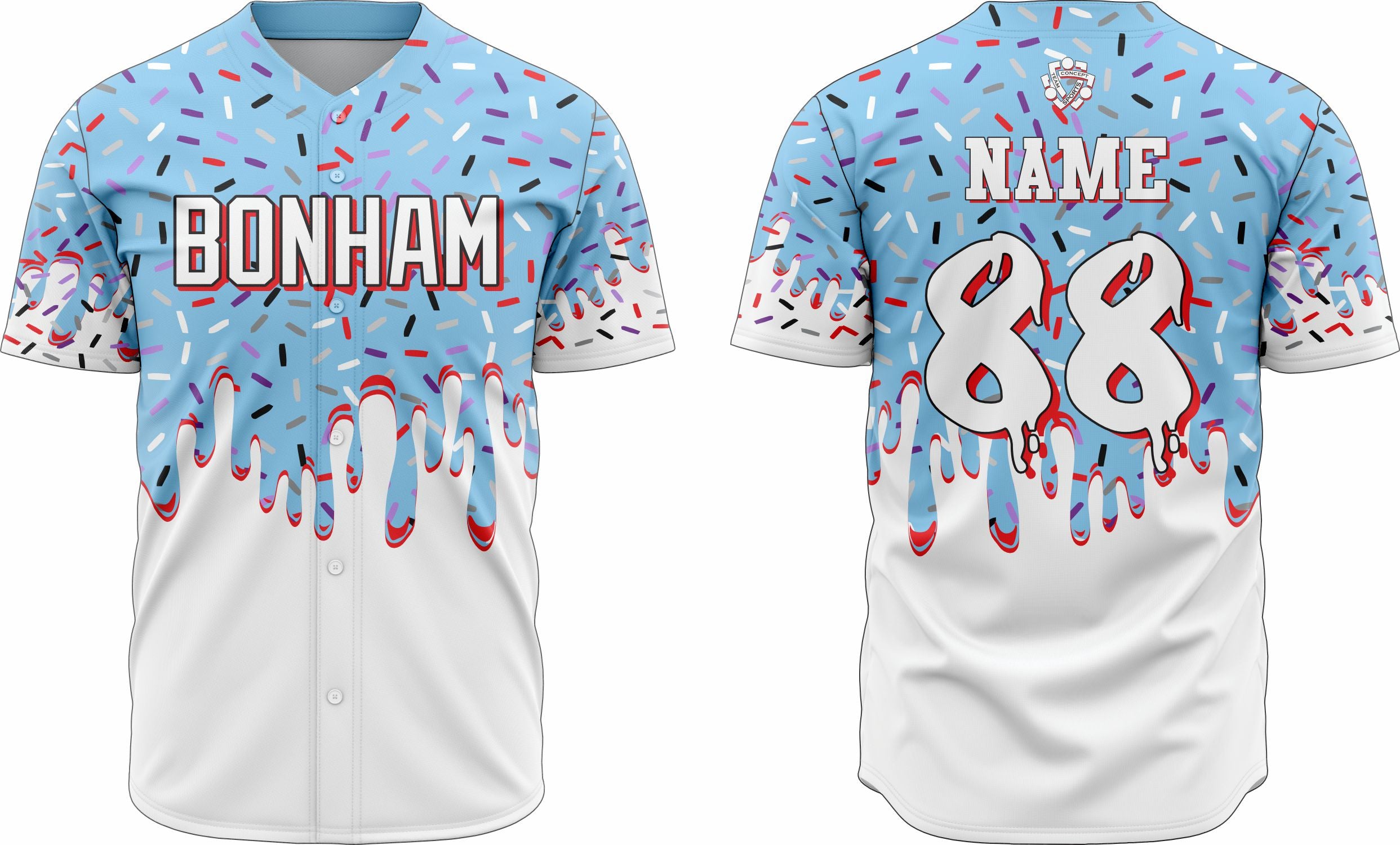 Baseball Jersey 47 – Customizable Name & Number | Breathable & Comfortable Sportswear - Team Concept Sports