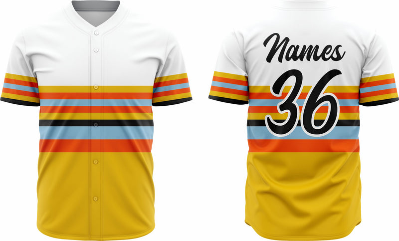 Baseball Jersey 5 – Customizable Name & Number | Breathable & Comfortable Sportswear - Team Concept Sports