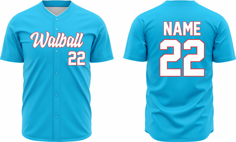 Baseball Jersey 54 – Customizable Name & Number | Breathable & Comfortable Sportswear - Team Concept Sports