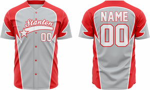Baseball Jersey 56 – Customizable Name & Number | Breathable & Comfortable Sportswear - Team Concept Sports