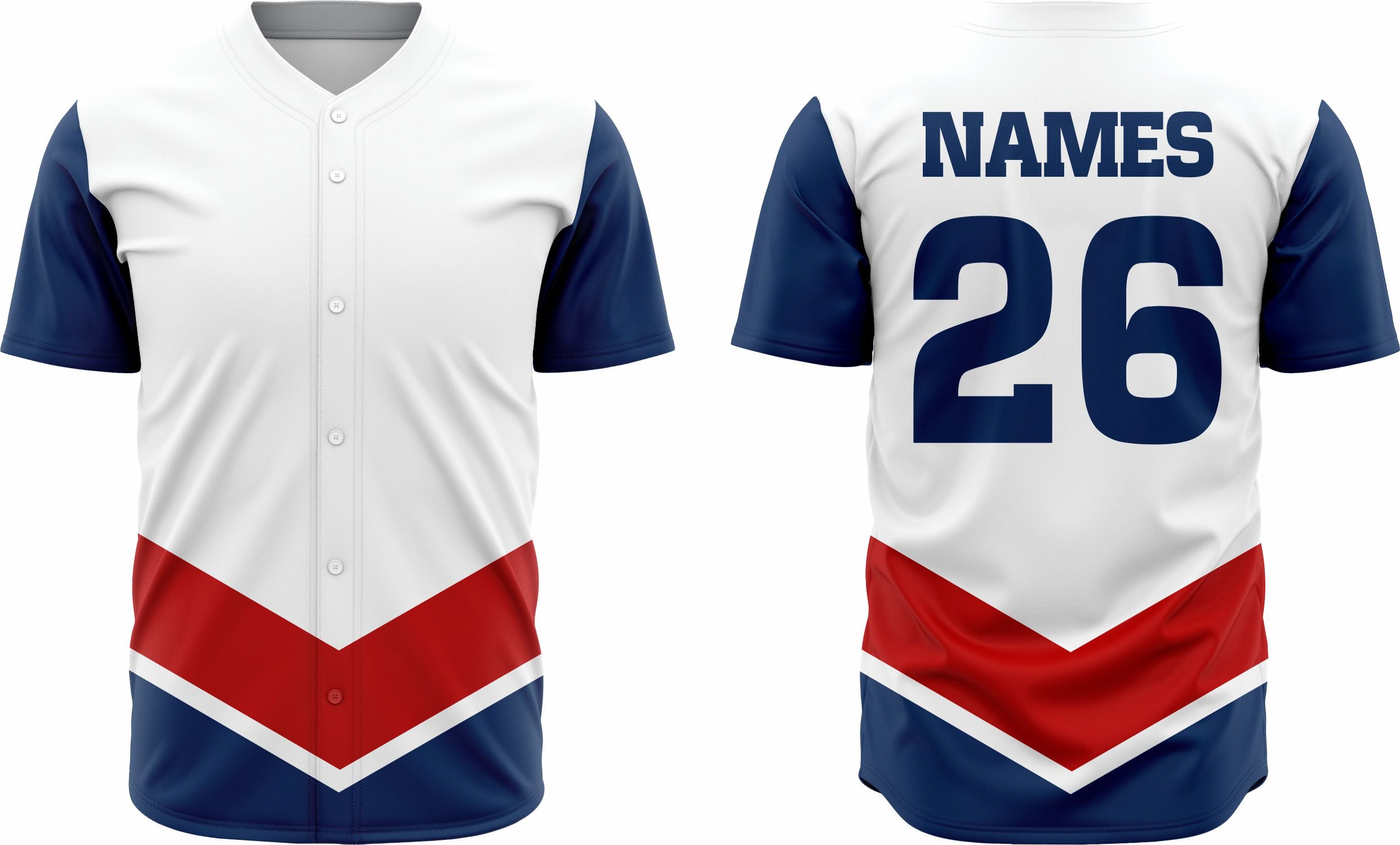 Baseball Jersey 6 – Customizable Name & Number | Breathable & Comfortable Sportswear - Team Concept Sports