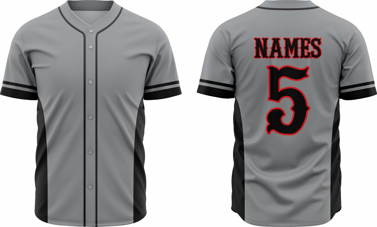 Baseball Jersey 9 – Customizable Name & Number | Breathable & Comfortable Sportswear - Team Concept Sports