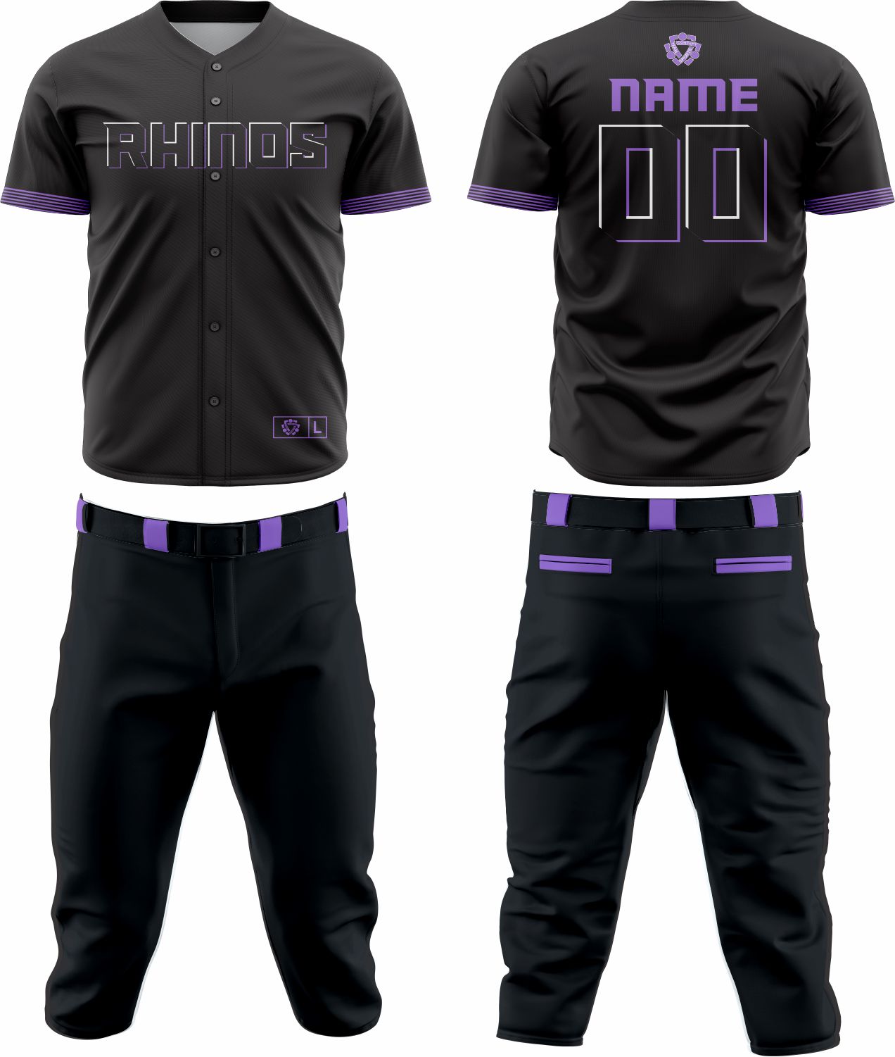 Baseball Team Uniform 1 – Custom & Breathable Performance Wear - Team Concept Sports