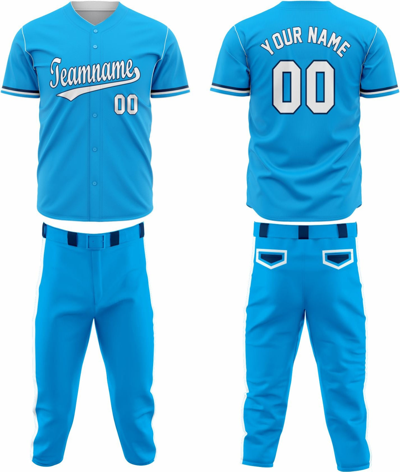 Baseball Team Uniform 11 – Custom & Breathable Performance Wear - Team Concept Sports