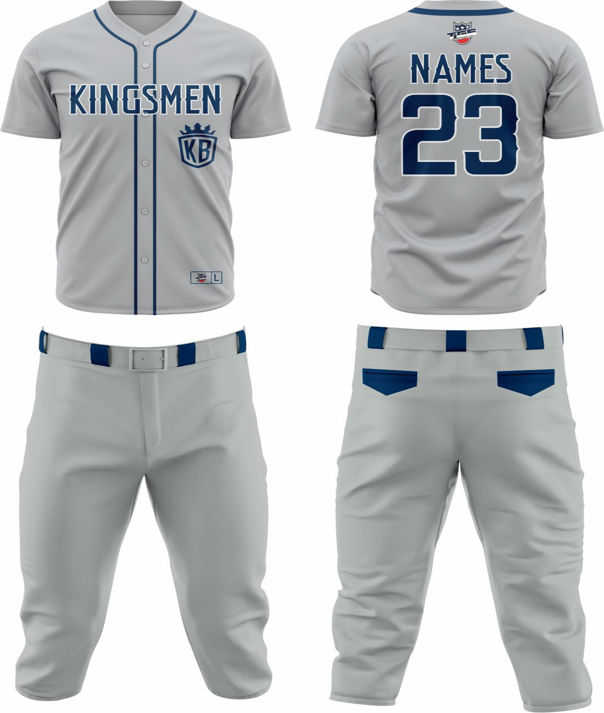 Baseball Team Uniform 12 – Custom & Breathable Performance Wear - Team Concept Sports