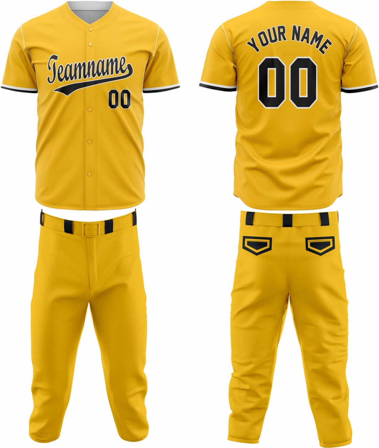 Baseball Team Uniform 16 – Custom & Breathable Performance Wear - Team Concept Sports