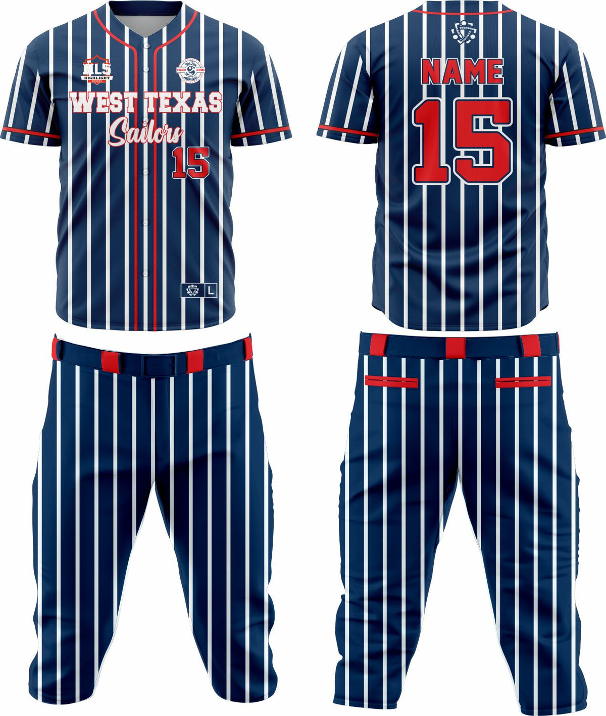 Baseball Team Uniform 24 – Custom & Breathable Performance Wear - Team Concept Sports
