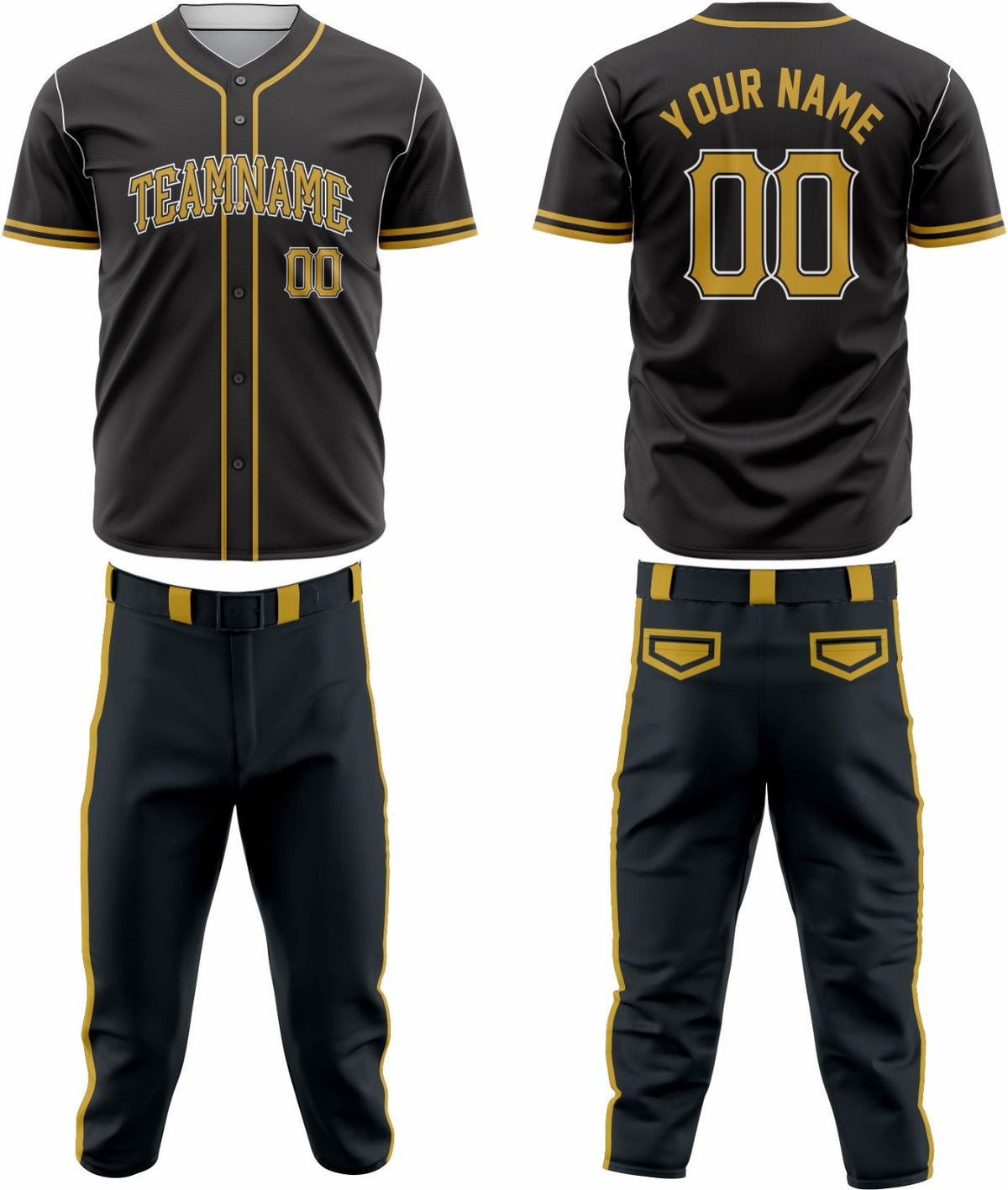 Baseball Team Uniform 37 – Custom & Breathable Performance Wear - Team Concept Sports