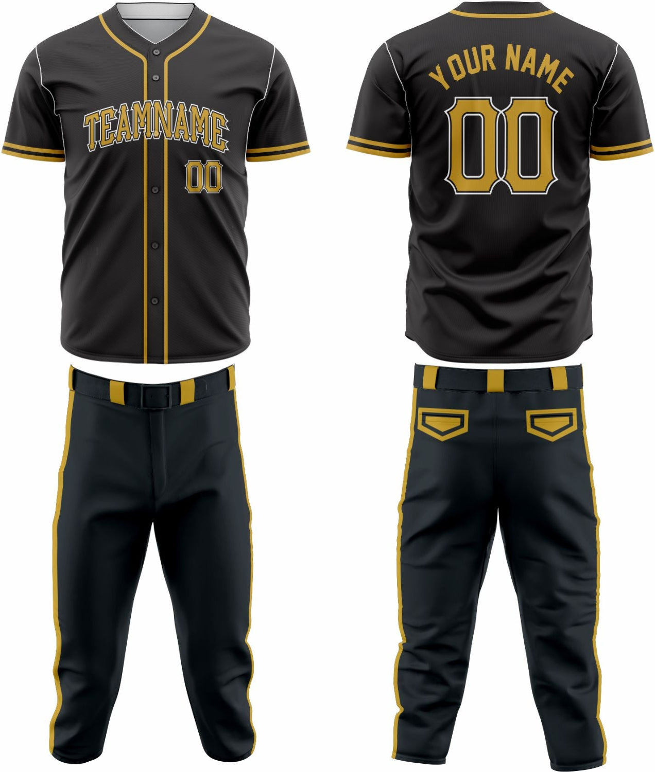 Baseball Team Uniform 37 – Custom & Breathable Performance Wear - Team Concept Sports