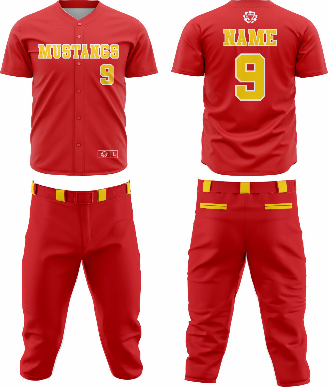 Baseball Team Uniform 4 – Custom & Breathable Performance Wear - Team Concept Sports