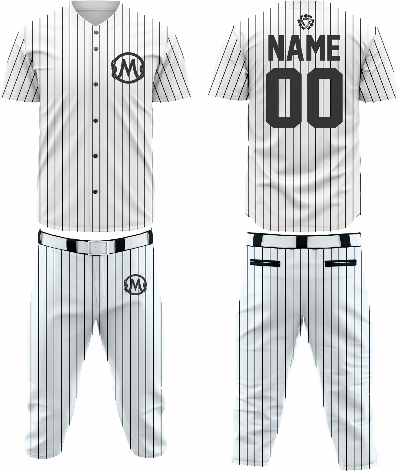Baseball Team Uniform 42 – Custom & Breathable Performance Wear - Team Concept Sports