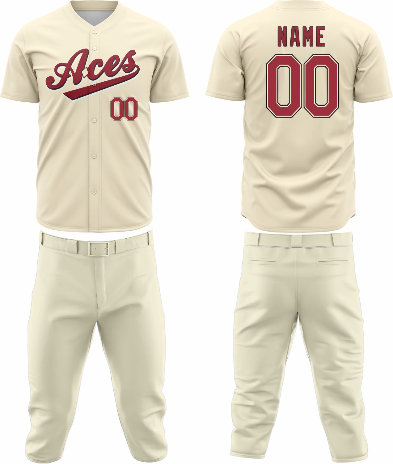 Baseball Team Uniform 50 – Custom & Breathable Performance Wear - Team Concept Sports