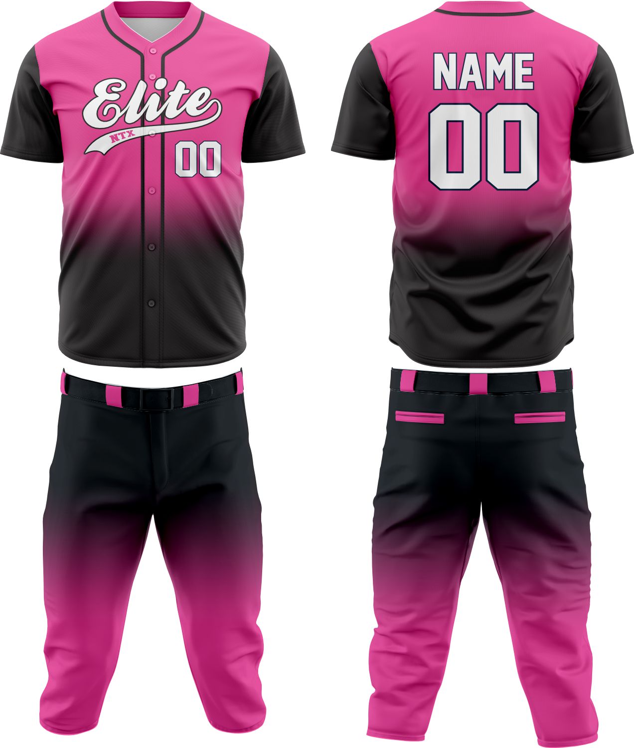Baseball Team Uniform 54 – Custom & Breathable Performance Wear - Team Concept Sports