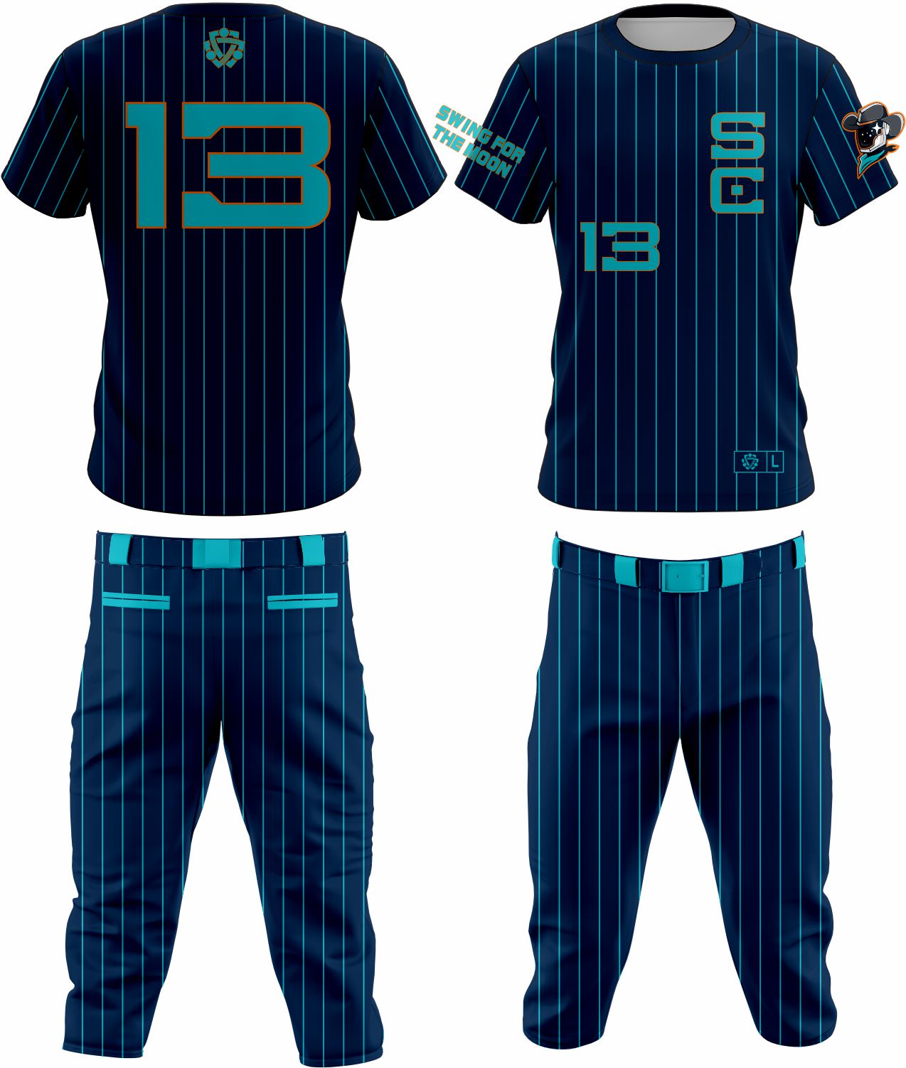 Baseball Team Uniform 55 – Custom & Breathable Performance Wear - Team Concept Sports