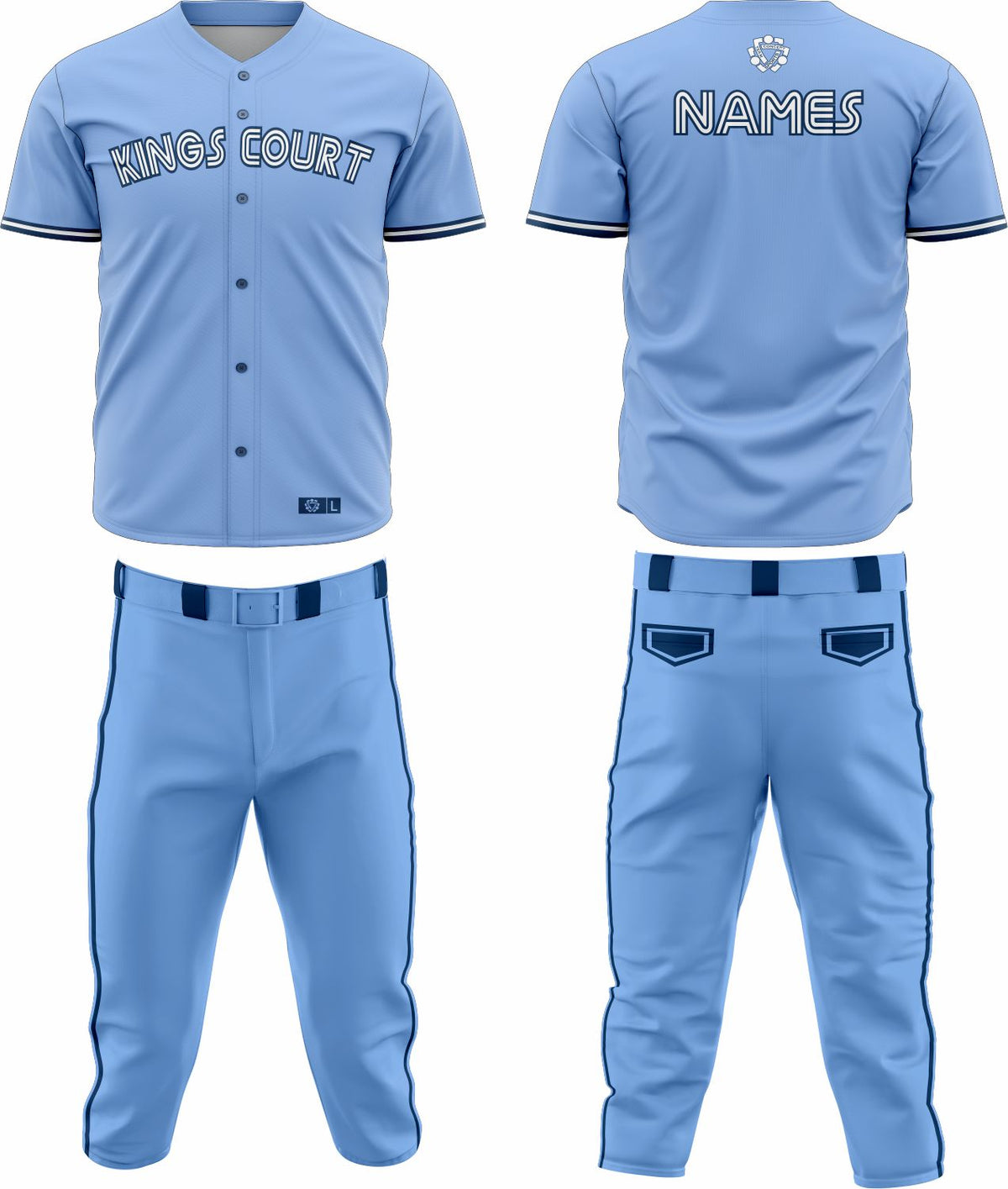 Baseball Team Uniform 7 – Custom & Breathable Performance Wear - Team Concept Sports