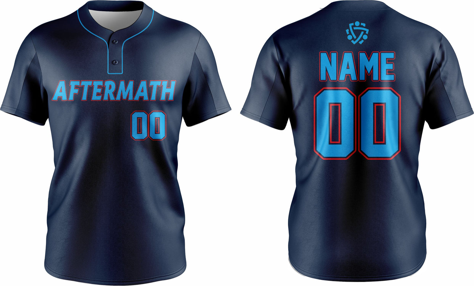 Baseball Two Button Jersey 08 – Customizable Name & Number | Breathable & Comfortable Sportswear - Team Concept Sports