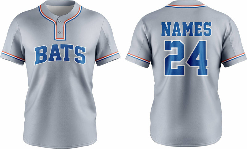 Baseball Two Button Jersey 09 – Customizable Name & Number | Breathable & Comfortable Sportswear - Team Concept Sports