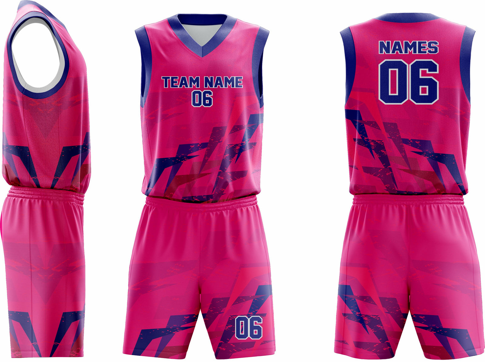 Custom Basketball Uniform 10 – Premium Team Jerseys & Shorts - Team Concept Sports