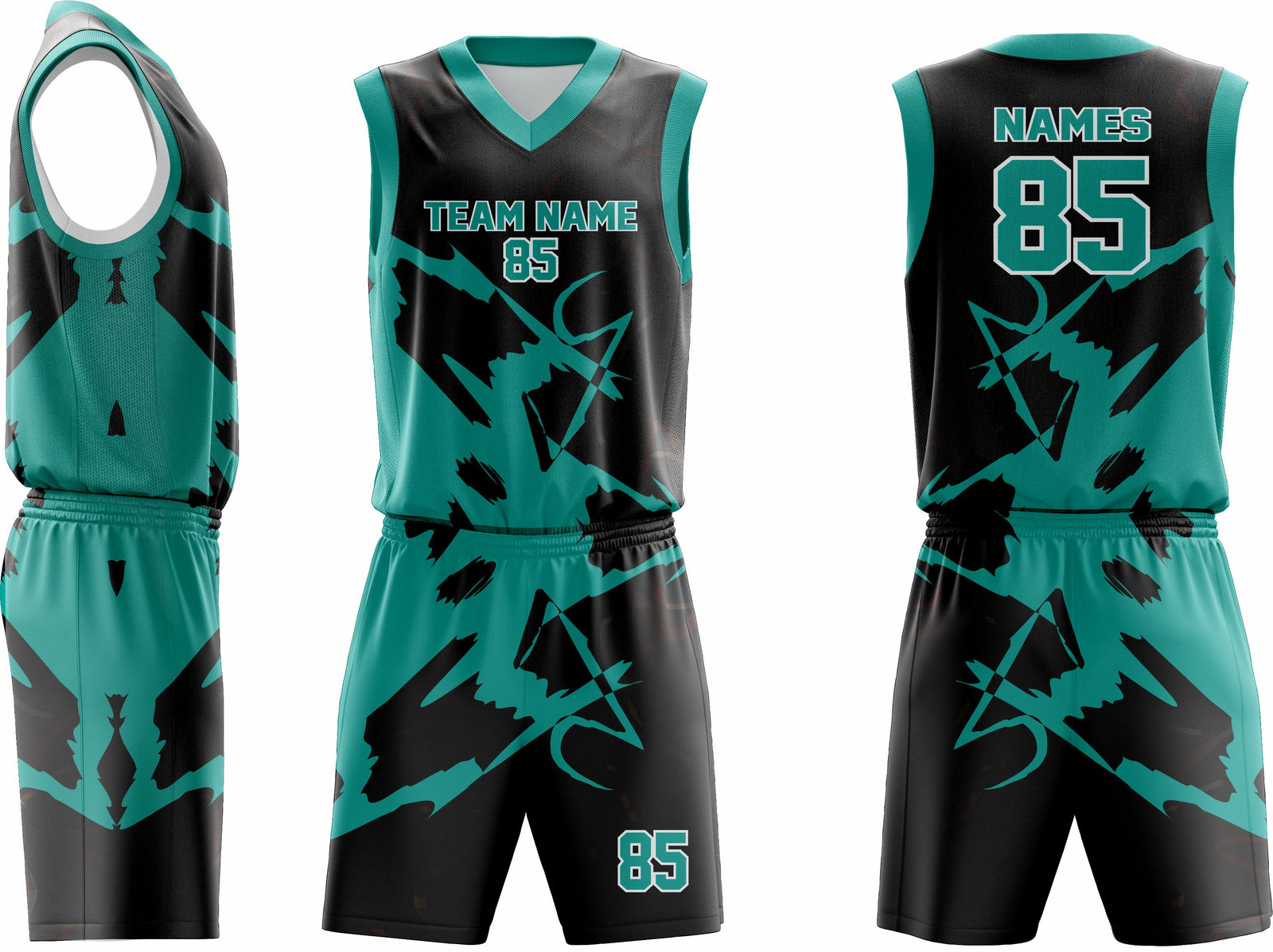 Custom Basketball Uniform 12 – Premium Team Jerseys & Shorts - Team Concept Sports
