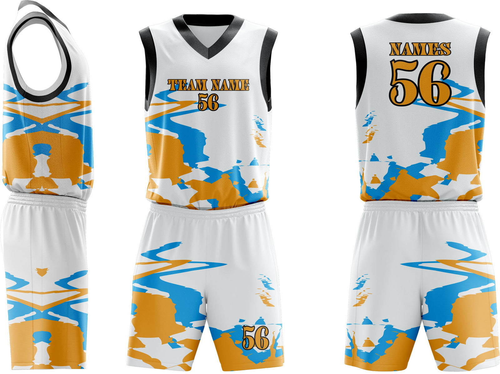 Custom Basketball Uniform 15 – Premium Team Jerseys & Shorts - Team Concept Sports