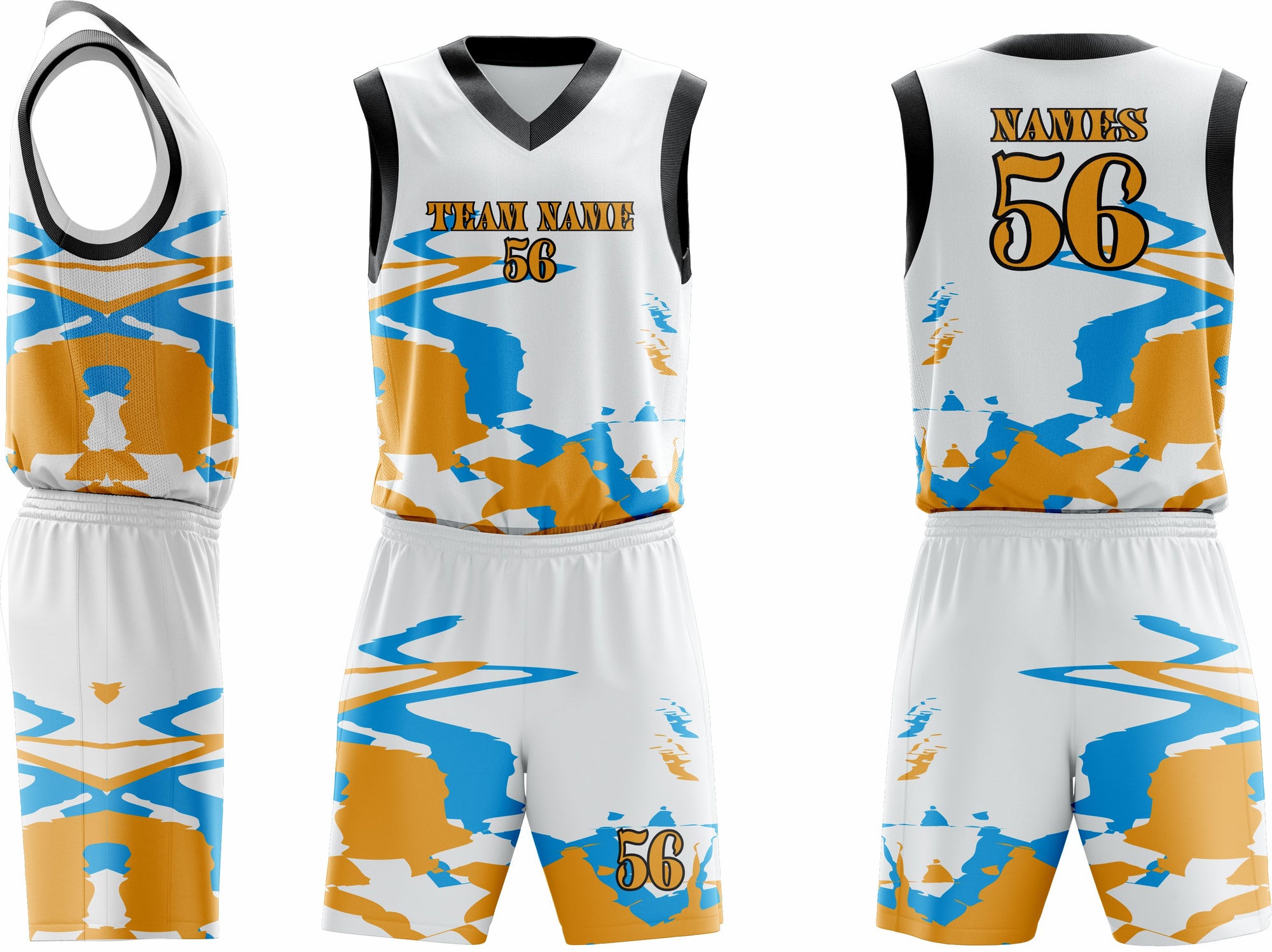 Custom Basketball Uniform 15 – Premium Team Jerseys & Shorts - Team Concept Sports